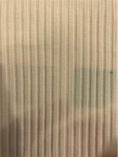 GZ-HF 精梳棉抗條 A393 成份：95%棉 5%氨綸 克重：180g 側面照